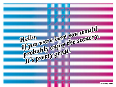 View graphic design print typography