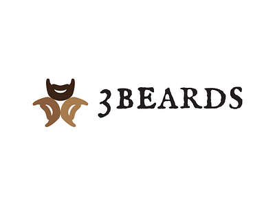 3beards beard beards design logo logo design logotype mark symbol vector