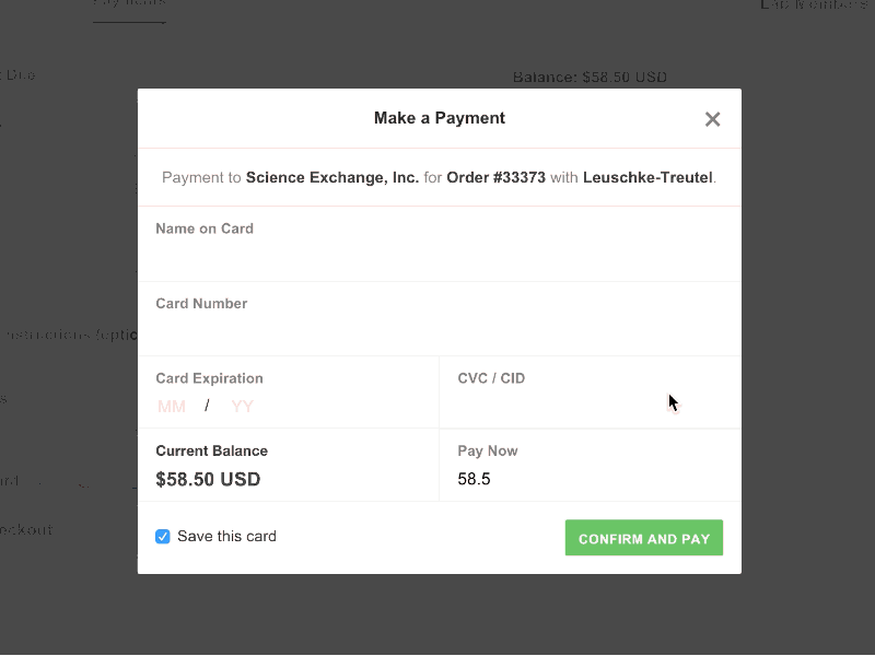 Modal Error State error form inputs modal validation warning