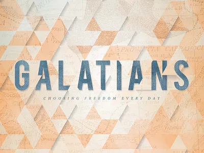 Galatians Series maps series design