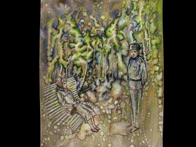 Memories drawing fun illustration