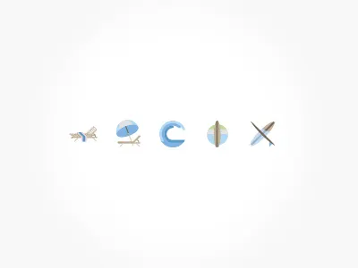 Beach Icons beach icons