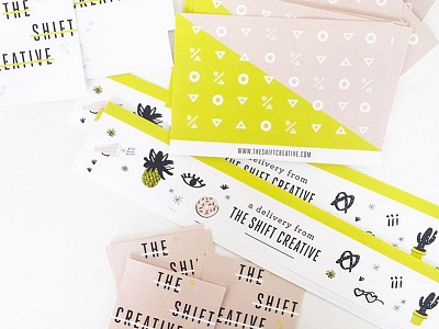 Stickers for a new brand that just launched branding illustrations neon