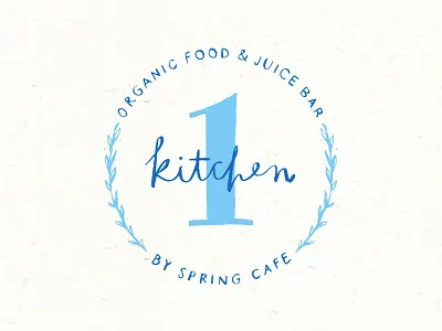 1 Kitchen design identity illustration lettering logo