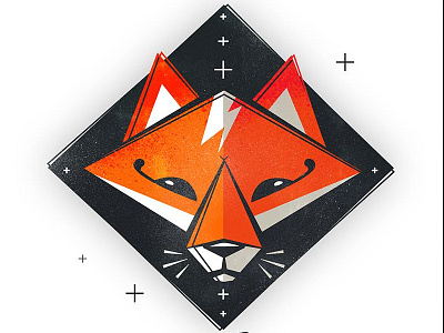 Fox Head fox graphic icon logo minimal