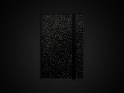 Leather notebook book leather notebook notepad notes pad psd remake vector