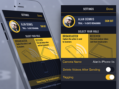 InstantReplay Settings - More Details app illustrator ios iphone