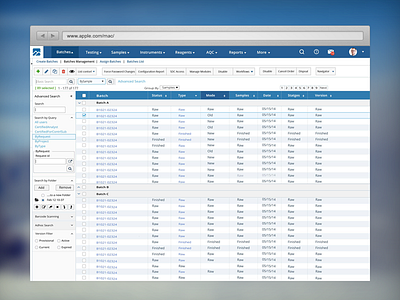 Enterprise Web App app enterprise inventory tracking ui ux
