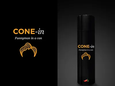 Funnyman Hairspray chilis illustration logo social