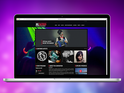 JKL Tattoo web design responsive site user experience ux web design website wordpress