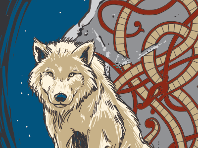 Screen Shot 2.51.16 Pm 2 concept sketch knotwork metal norse rune stone wolf