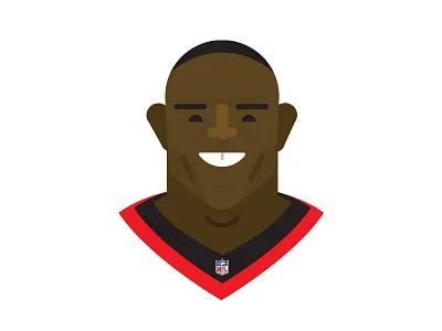 Julio Jones Illustration design falcons illustration julio widt