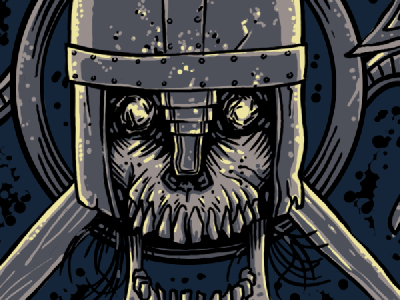 Screen Shot 9.38.37 Pm 2 concept sketch merch metal skeleton viking