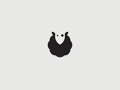 Blacksheep animal black brand farm log logo logotype mark no problem sheep
