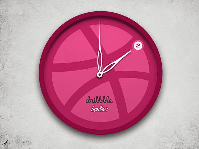 Dribbble Invites clock dribbble dribbble invitations dribbble invites giveaway invitation invite invites players two