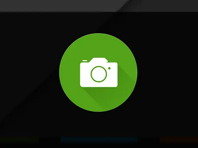 Material Design Button android button camera icon google material design snap snap by groupon ui