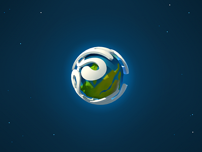 Atmosphere blender clouds planet space