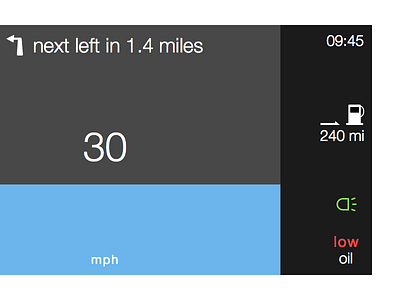 car cluster car cluster drive ui