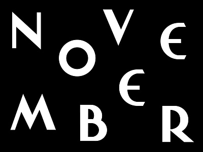 TNOWD Lettering art deco deco geometric lettering nanowrimo november tnowd type