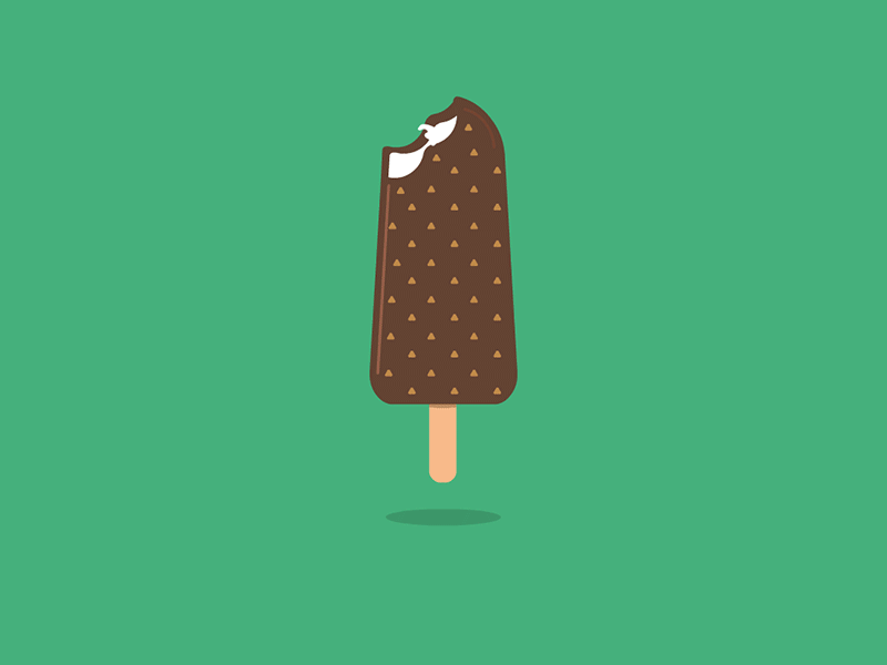 Algida Max Classics Ice Cream animation drop gif ice cream illustration photo polaroid splash
