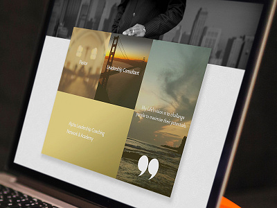 Services author background box church design landing pastor personal service ui ux web