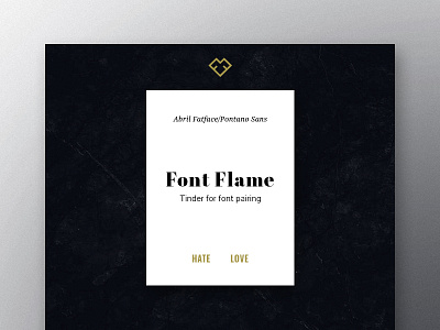 Font Flame identity logo typography ui webdesign