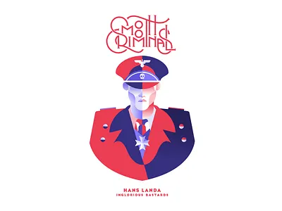 Smooth Criminals - Hans Landa bastards cop criminal hans illustration inglorious landa smooth soldier