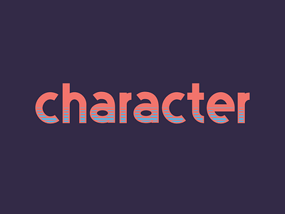 Character Bold design erik exporation form letterforms letters scad type typography worth