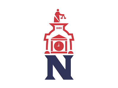 Hometown Rebrand alternate city courthouse historical logo napoleon ohio