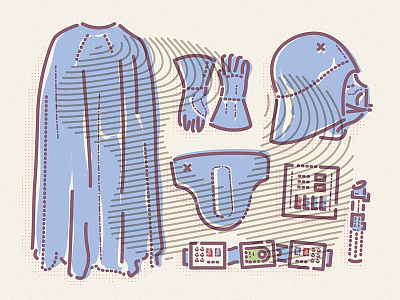 Dress like Darth colour and lines darth evil icon illustration star wars thumbprint vader villain