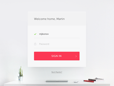 Login form daily100 element flat form interface login sign user widget