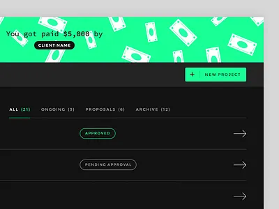 A tool to stay organized c.r.e.a.m. green manage money moolah neon paid