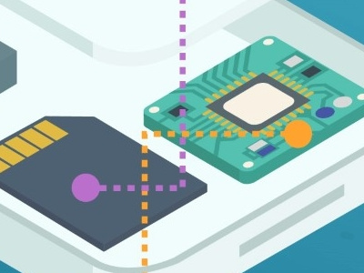 Isometric phone cell phone chip disassembly infographic iphone isometric parts perspective phone