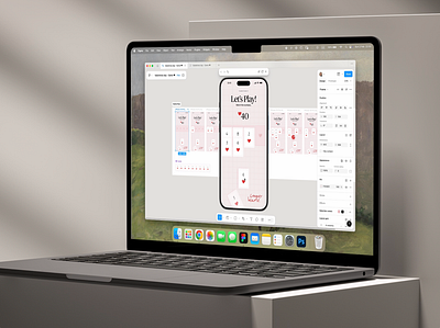 Card Game - Mobile App Concept app card cards figma game ios mobile app mobile game pink prototype red ui uno ux