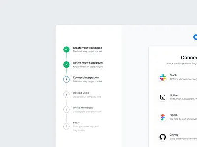 SaaS Product Onboarding dashboard design onboarding product product design saas typography ui ux