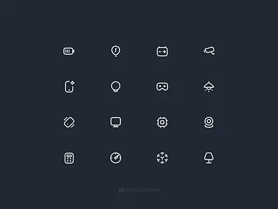 Home appliance icons appliance icon library icon pack icon set icons line mingcute