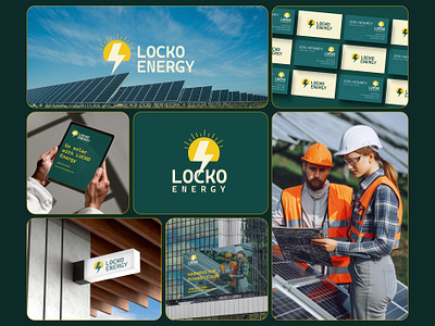 Lucko Energy Logo & Branding for renewable solar energy company bolt logo brand identity branding business logo creative logo design eco logo energy logo enewable energy companies graphic design logo logo design logo inspirations logotype modern logo renewable energy solar logo solar power symbol visual identity