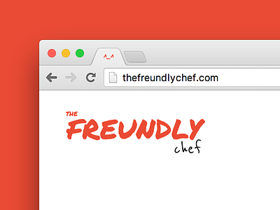 The Freundly Chef Logo chef cooking food freundly logo