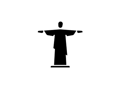 Christ the Redeemer icon christ pictogram redeemer statue