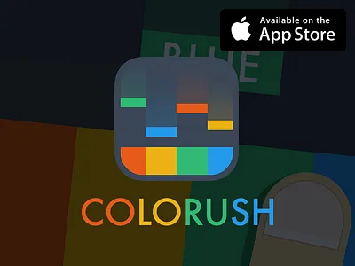 COLORUSH app brain colors colorush colours download game puzzle ui