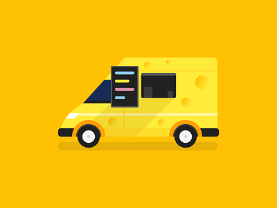 Cheesy Street adelaide food illustration street food