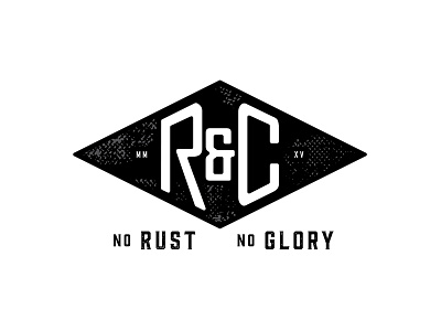 Rust & Chrome automobile branding cars chrome glory illustration logo rust vintage