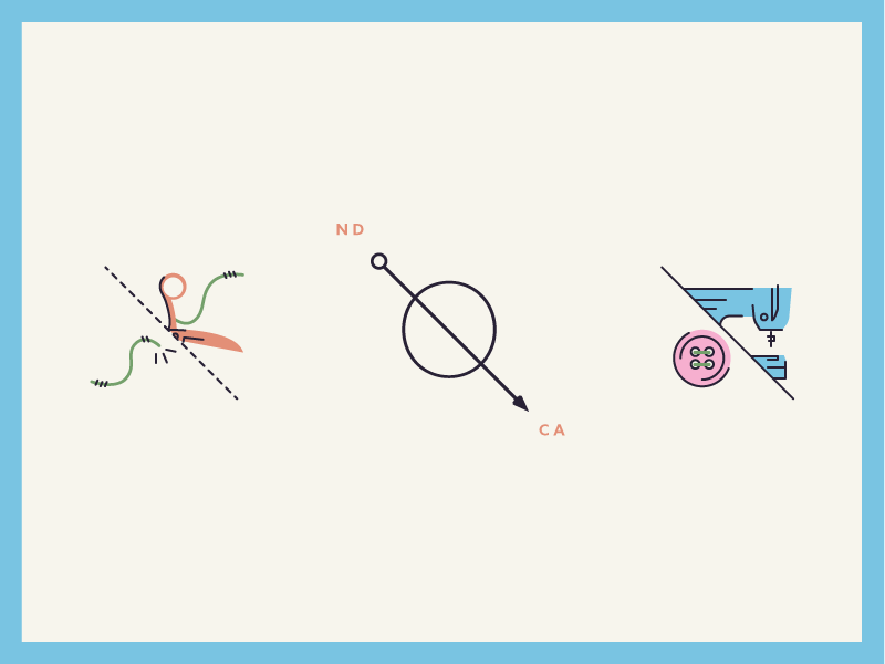 Unused Fashion Icons button cutting direction fashion icon illustration line machine scissors sewing