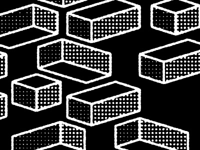 Bricks halftone illustration texture