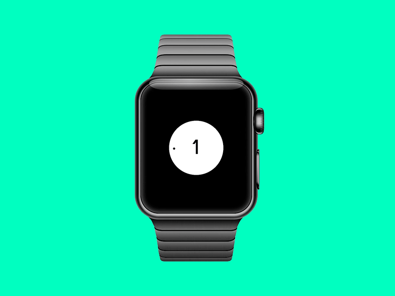 Stopwatch animation apple watch framer framerjs time ui ux