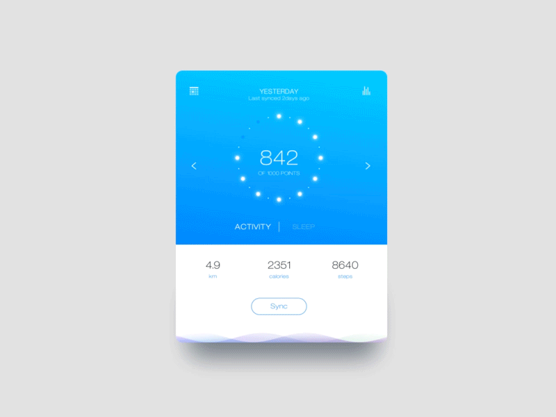 Misfit widget and motion ui