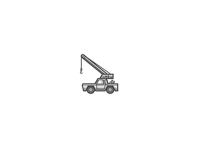 Crane crane icon illustration vector