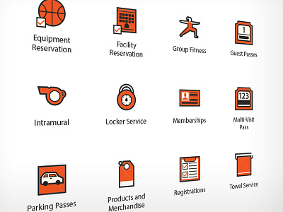 Innosoft App Icons 2 admin app icons generic icons orange recreation services simple sports