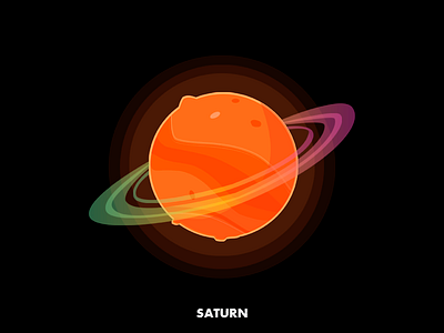 Saturn cosmos illustration planets saturn space universe