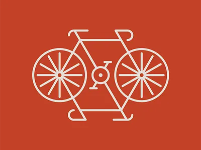 Double Bike bicycle bike dan kuhlken dkng logo monoweight nathan goldman vector